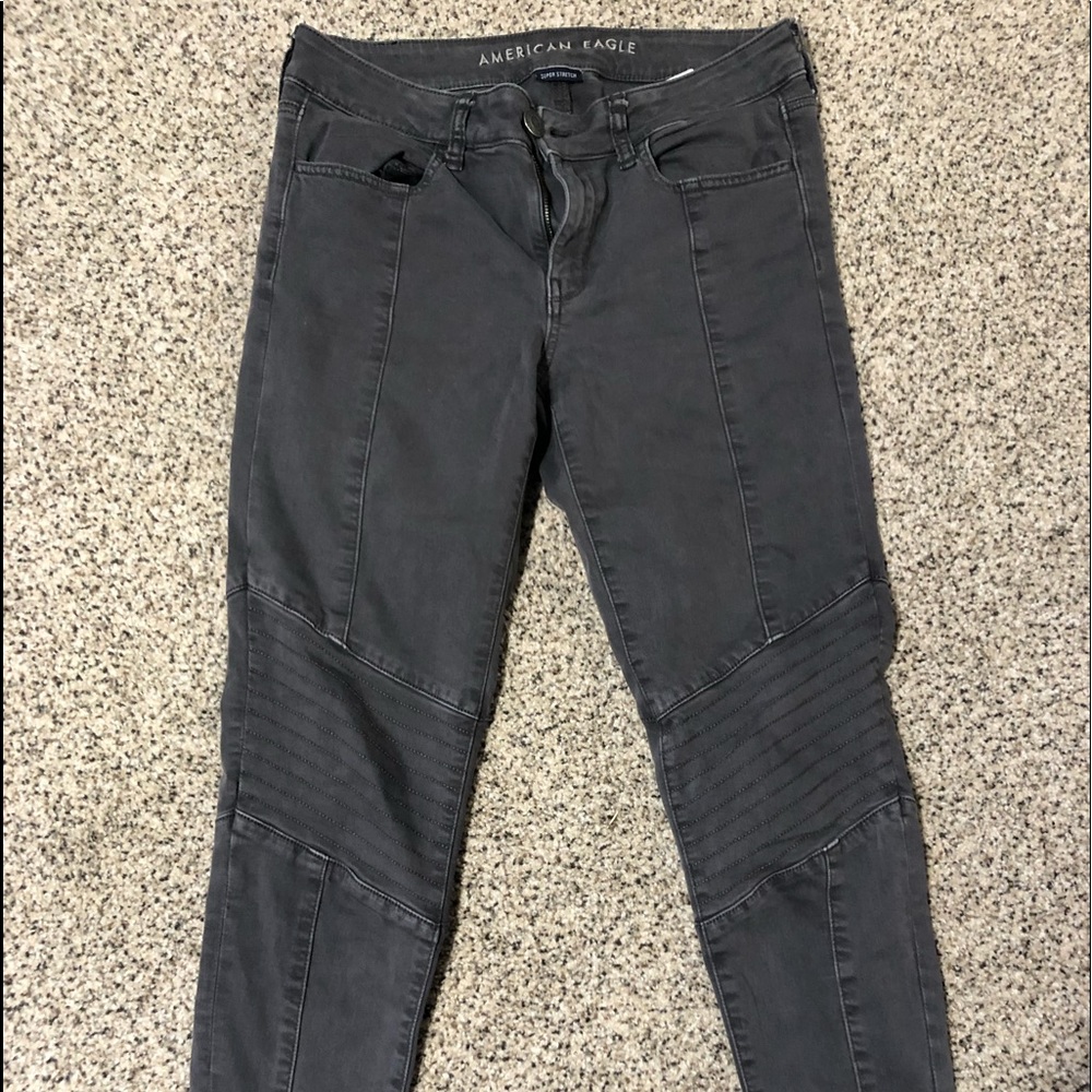 Dark gray American eagle jeans